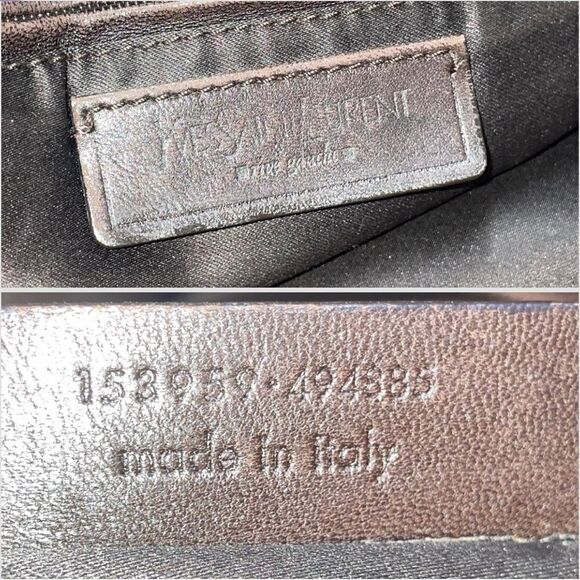 Authentic Yves Saint Laurent Brown Muse Leather Satchel - Picture 11 of 16
